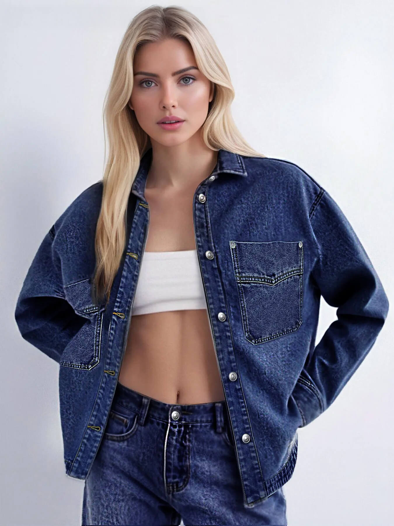 Oversized Vintage Denim Jacket
