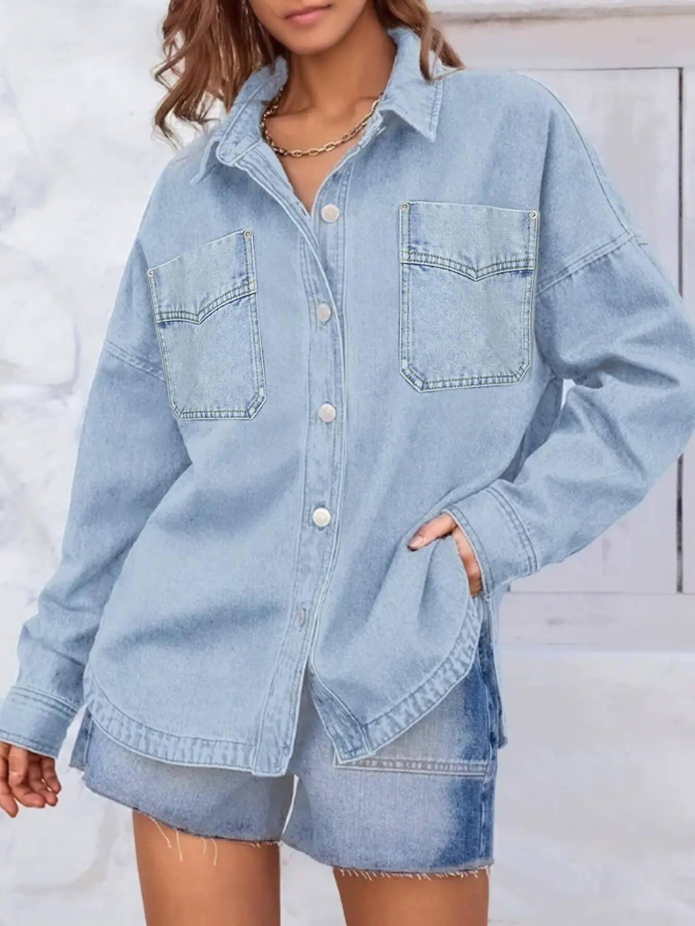 Oversized Vintage Denim Jacket